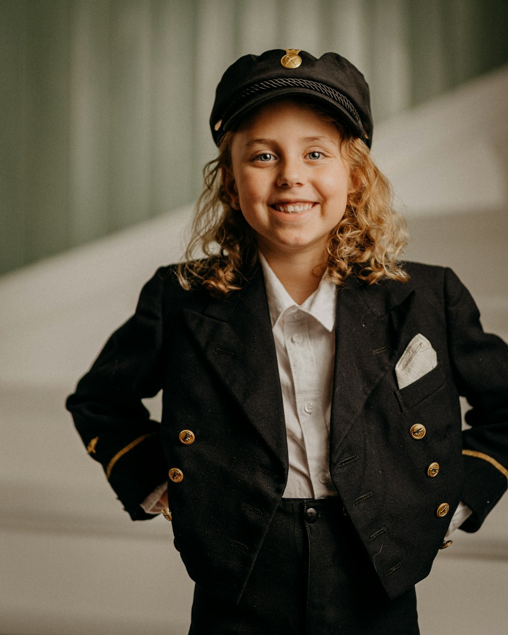 a woman in a uniform