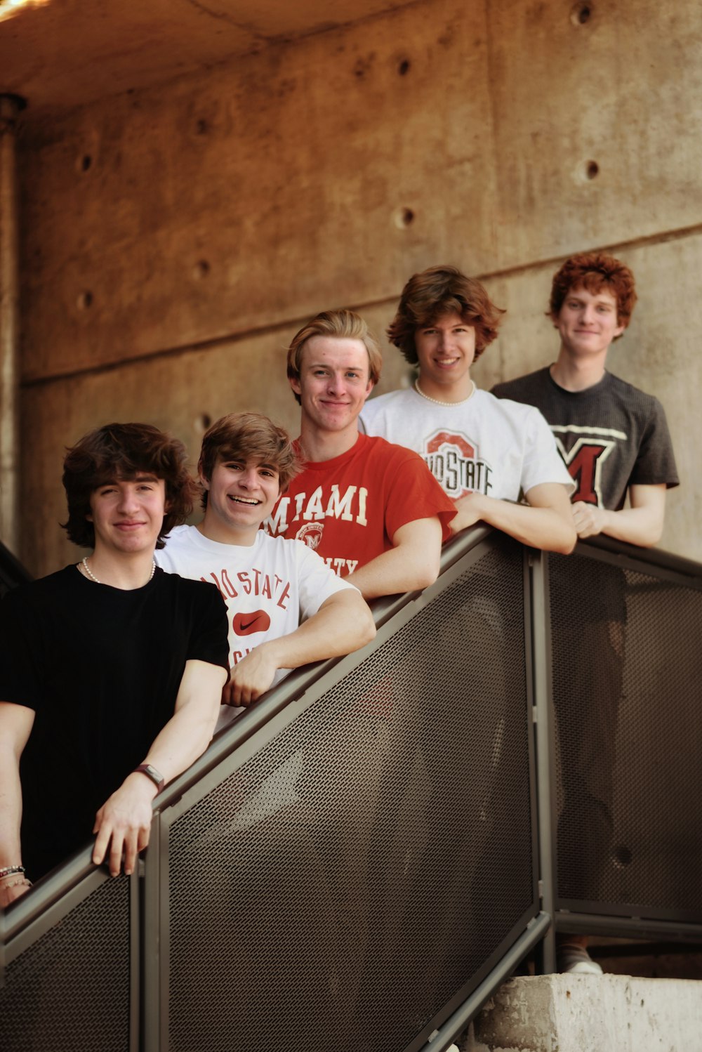 a group of people posing for a photo