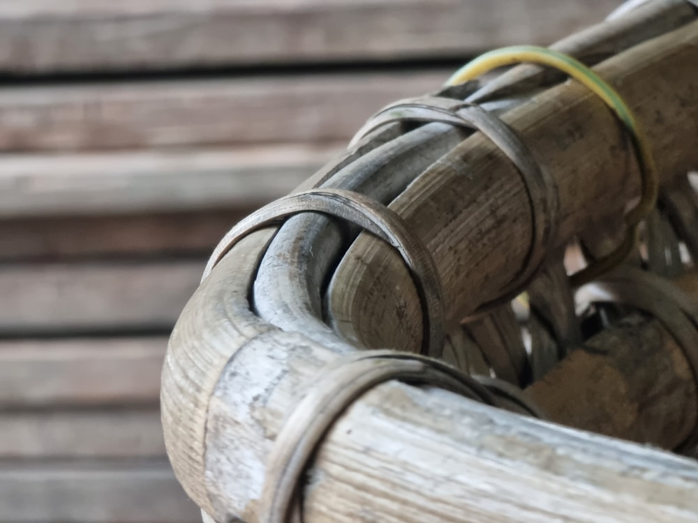 a close-up of a metal pipe