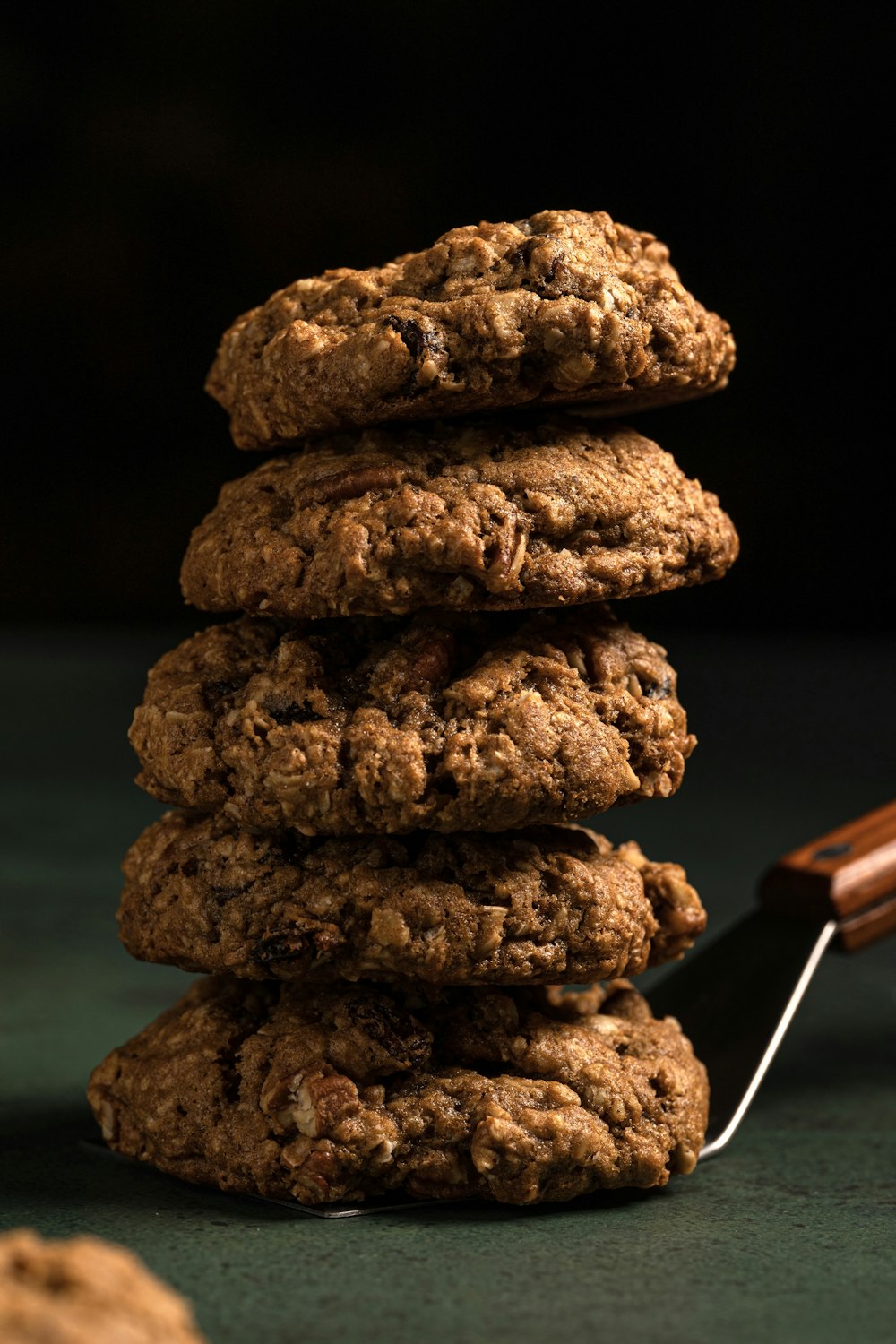 a stack of cookies