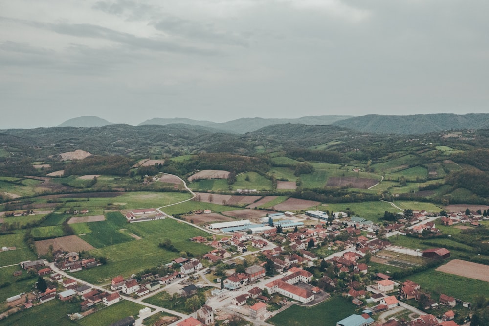 Un pueblo en las montañas