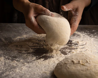 Easy homemade pizza dough ready