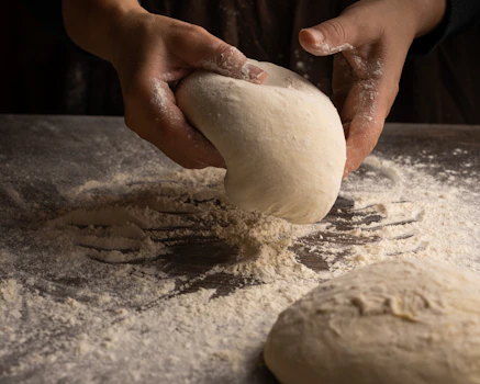 Easy homemade pizza dough ready