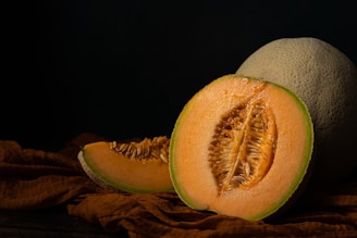 a close up of a fruit