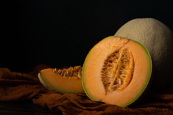 a close up of a fruit