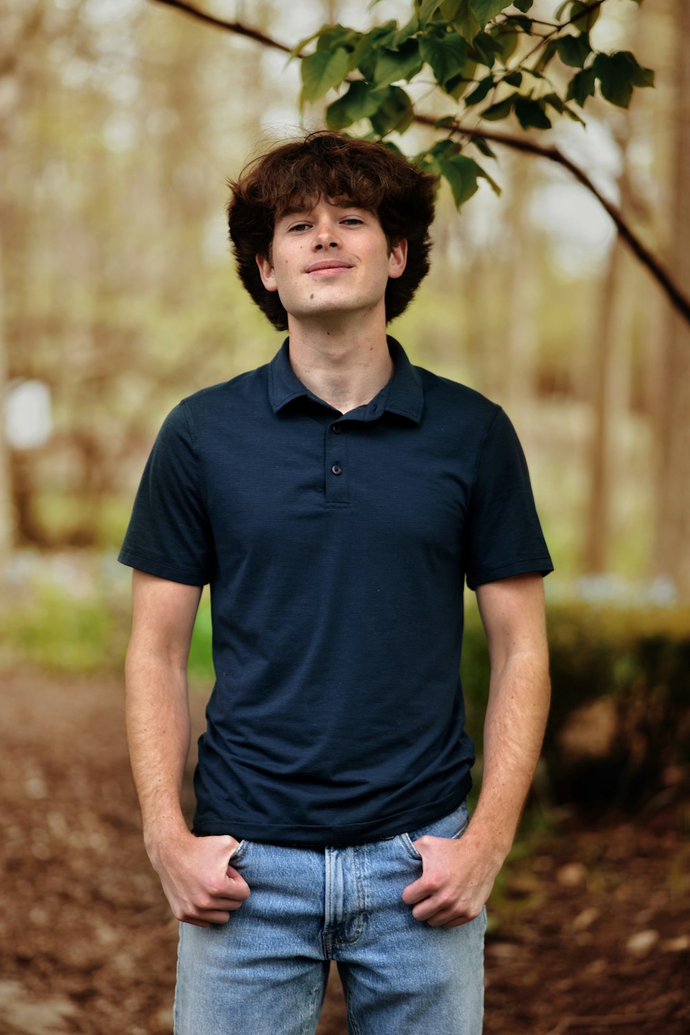 a man standing outside