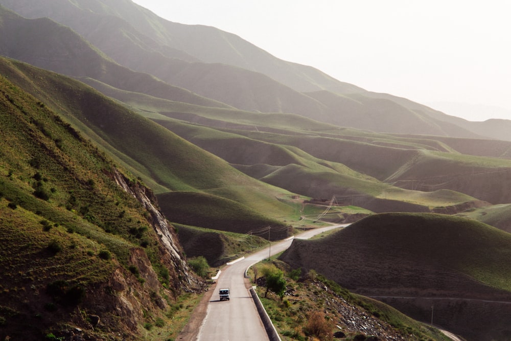 a view of the side of a mountain