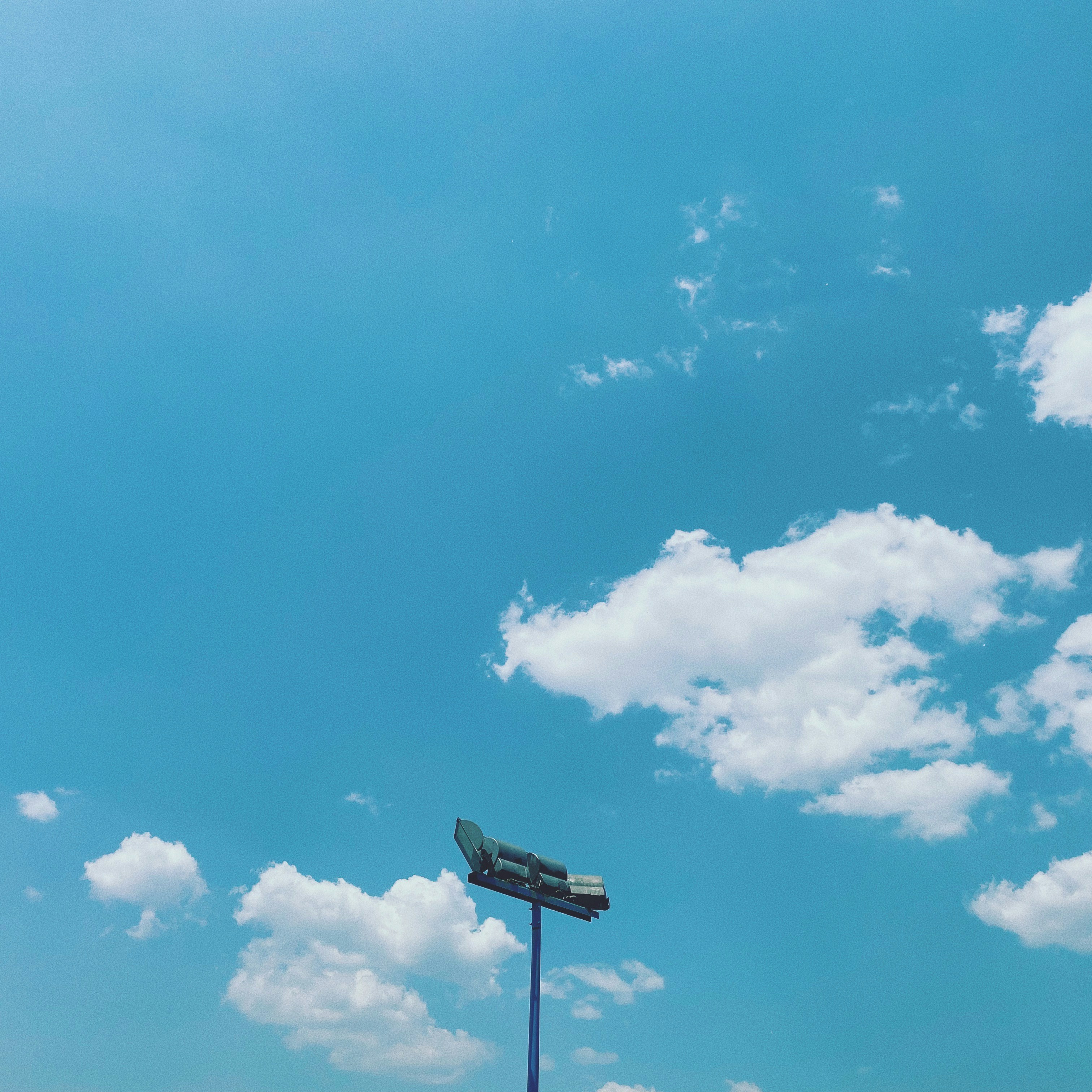 clouds in a blue sky
