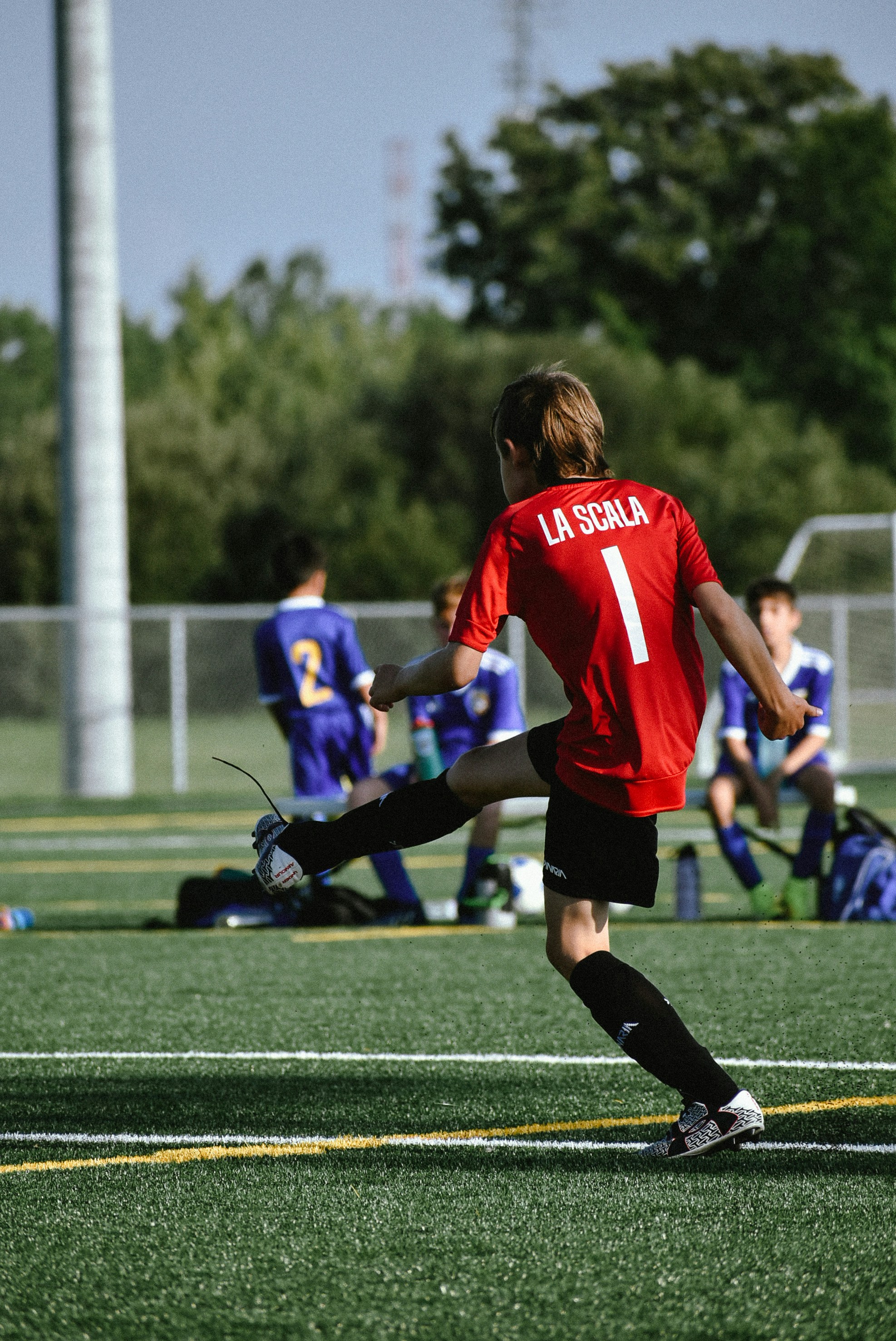 a person playing a sport