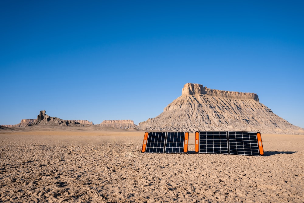 a building in the desert