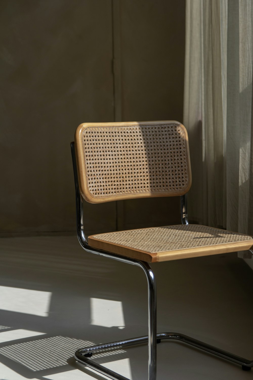 a chair on a table