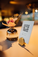 Carte de visite avec QR code