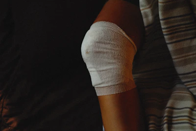 a person wearing a striped shirt