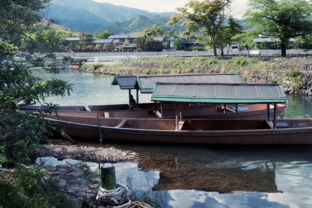 a boat on the water