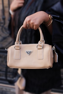 a person carrying a purse