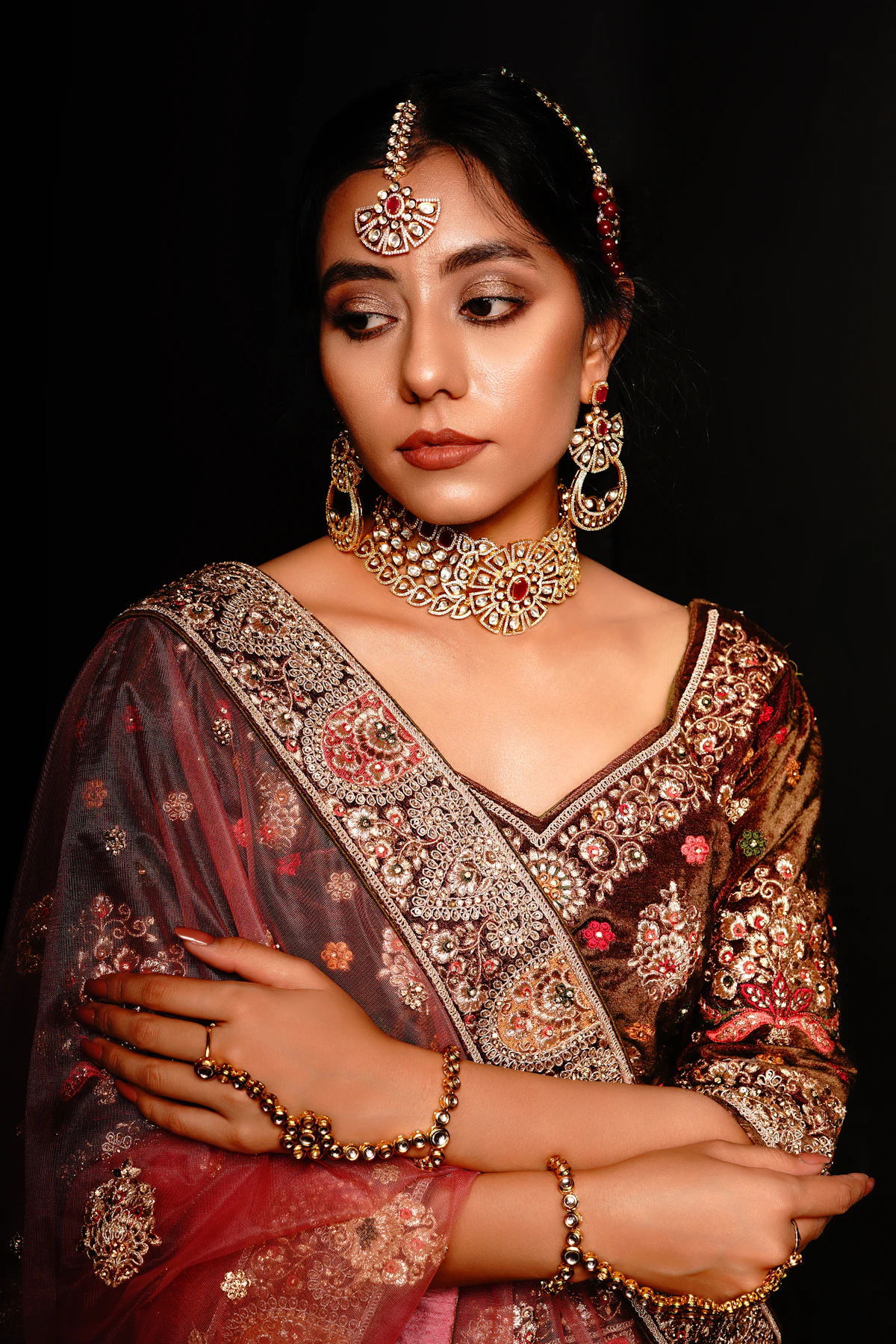 Cocktail Smoke — Reception · Lower Parel. Makeup by Yashika Panchal.