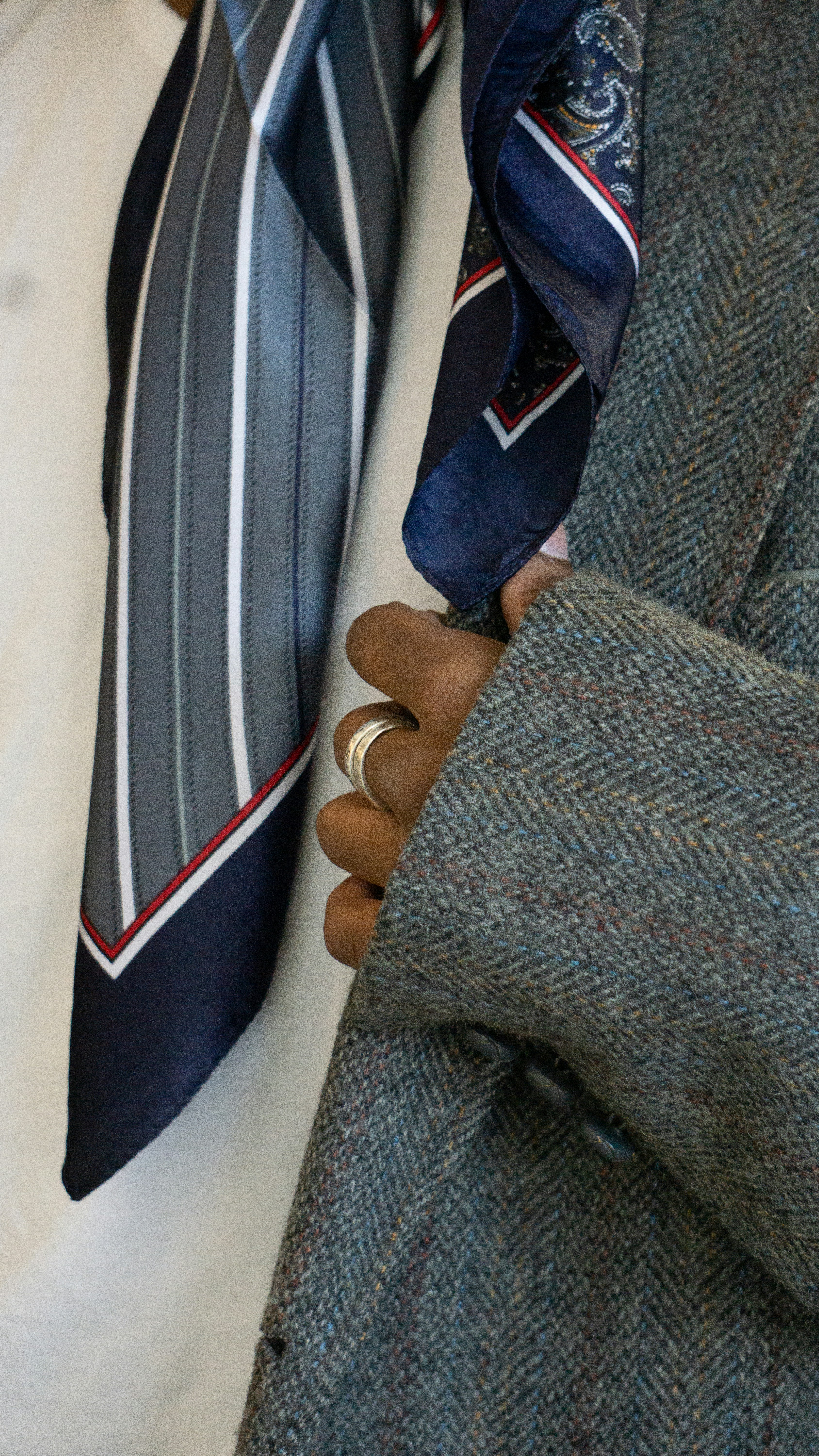 Cravate en soie fine