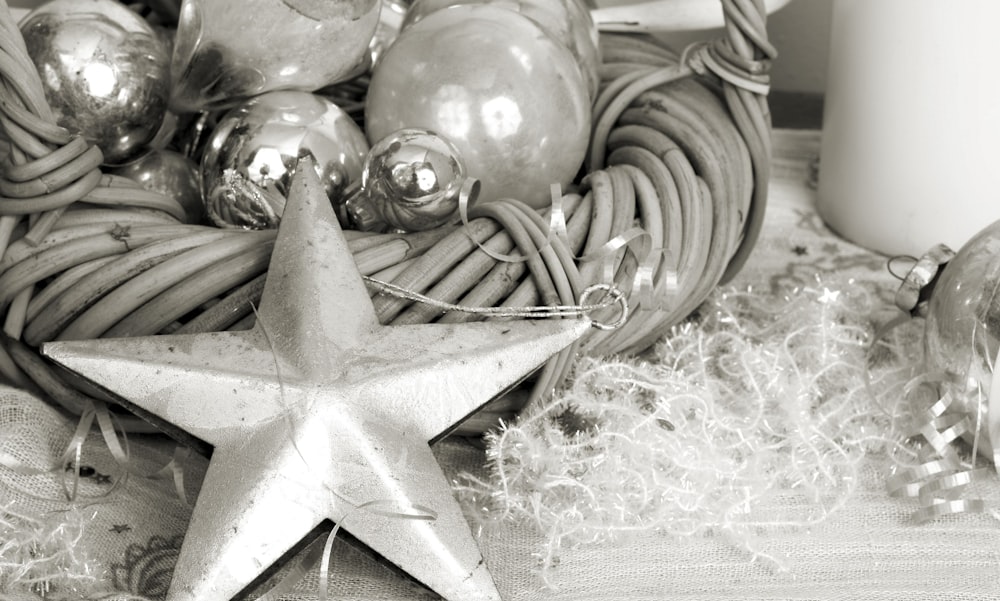 a close-up of a christmas tree