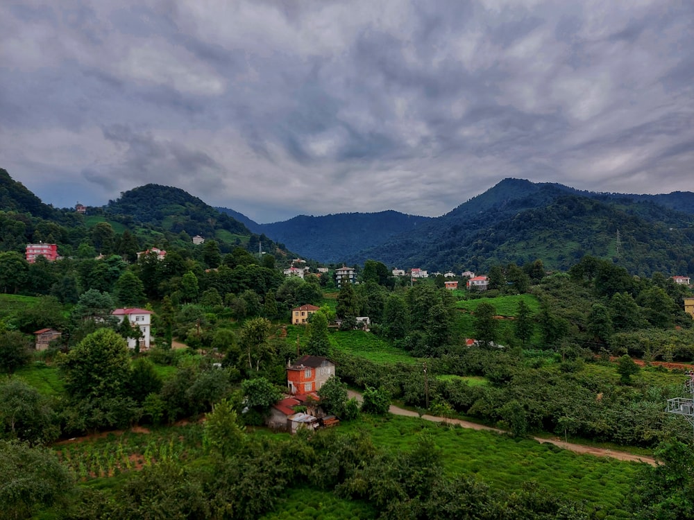 a town in the mountains