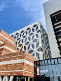 a low angle view of a building