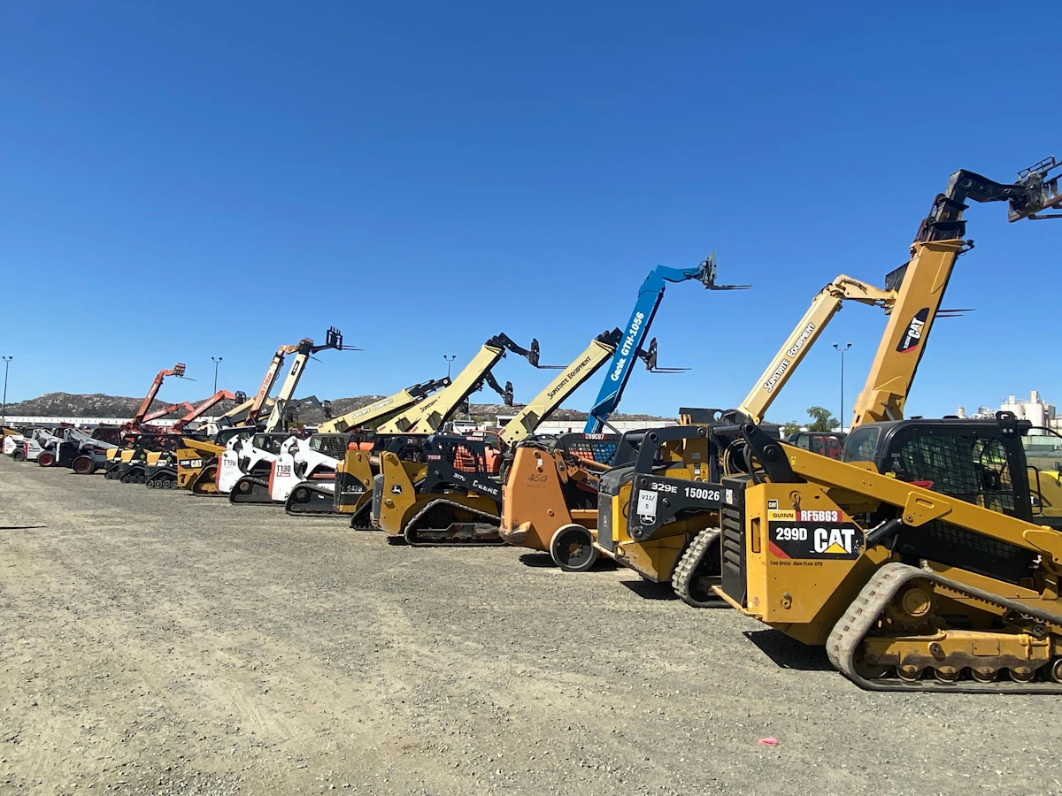 Fleet of plant equipment