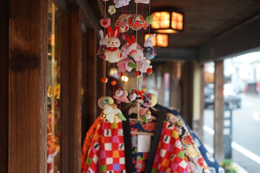 a group of lanterns