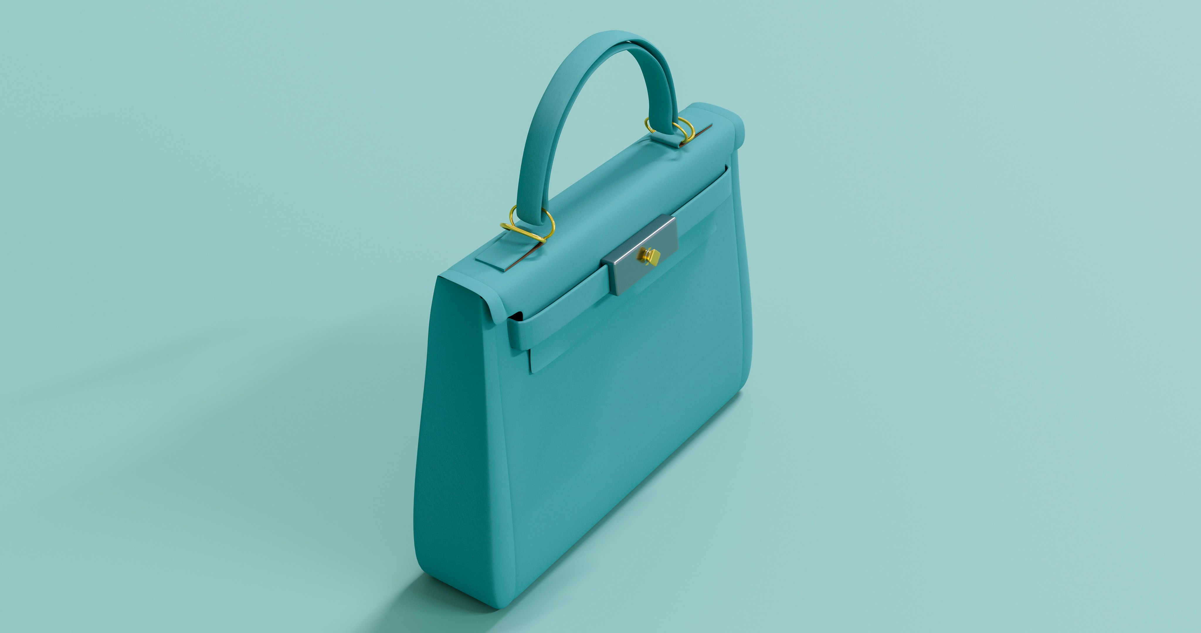 3D rendered handbag