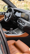 the inside of a car