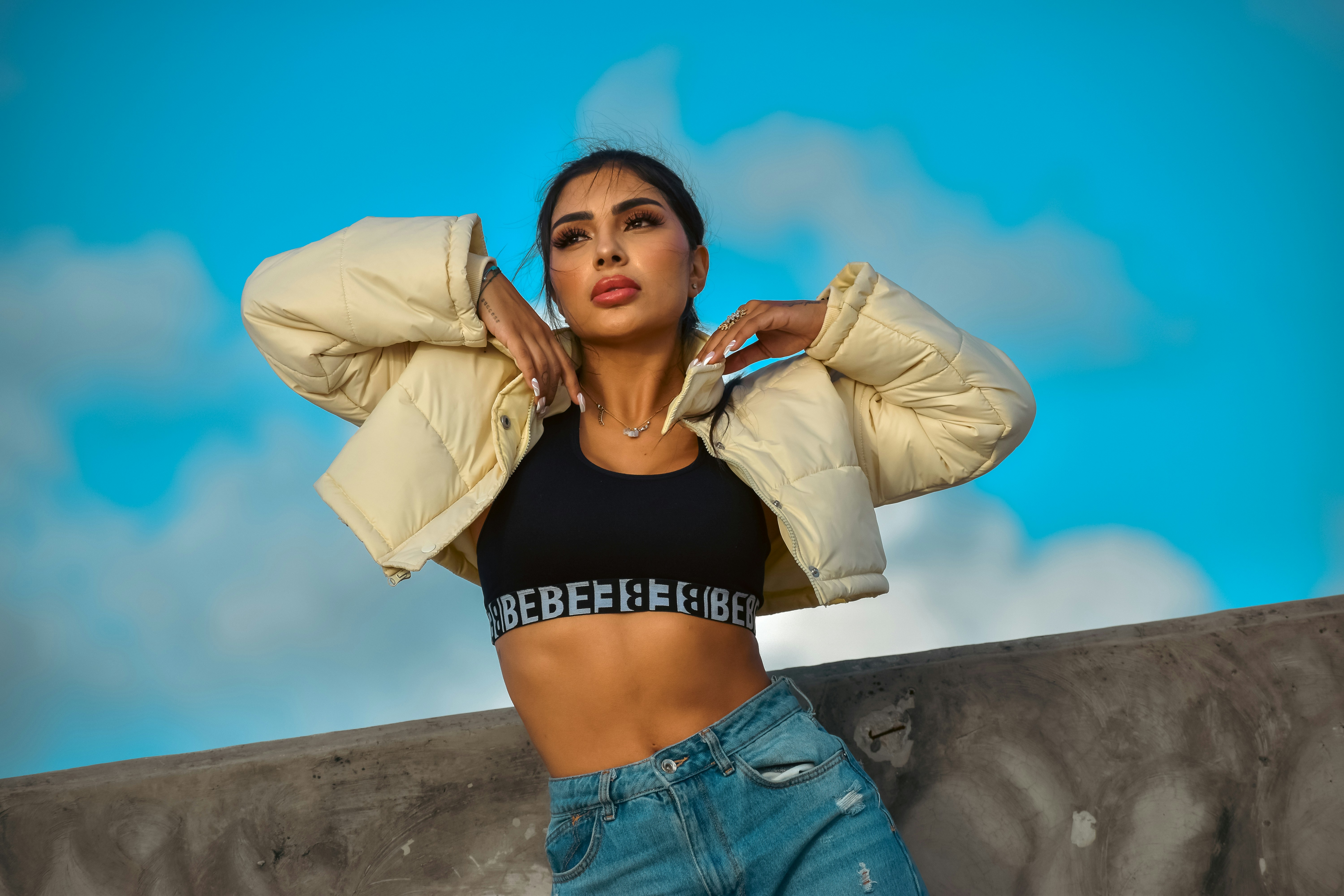 a person posing for a picture