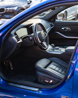 the interior of a car