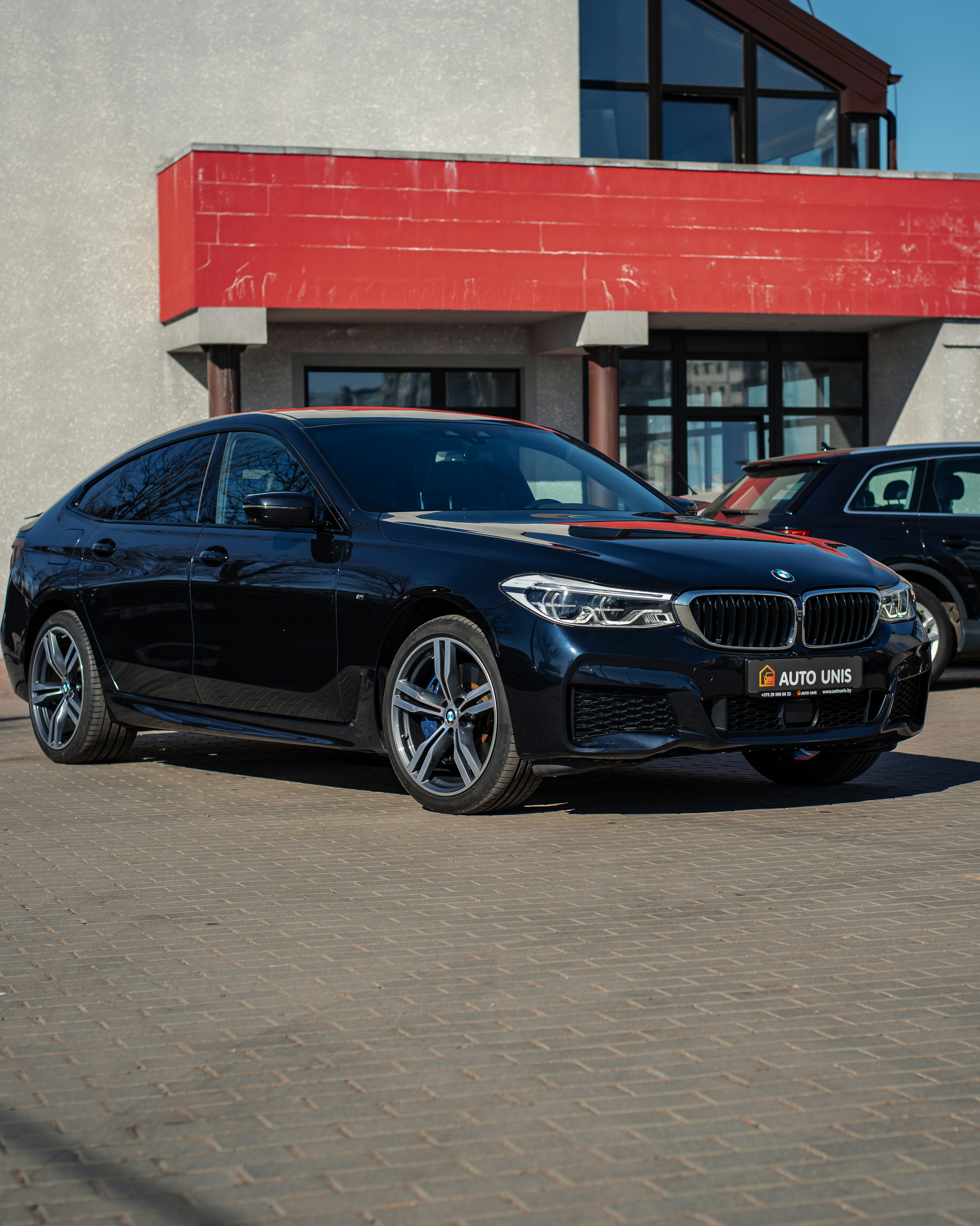 Image of brand new motorcycles in showroom