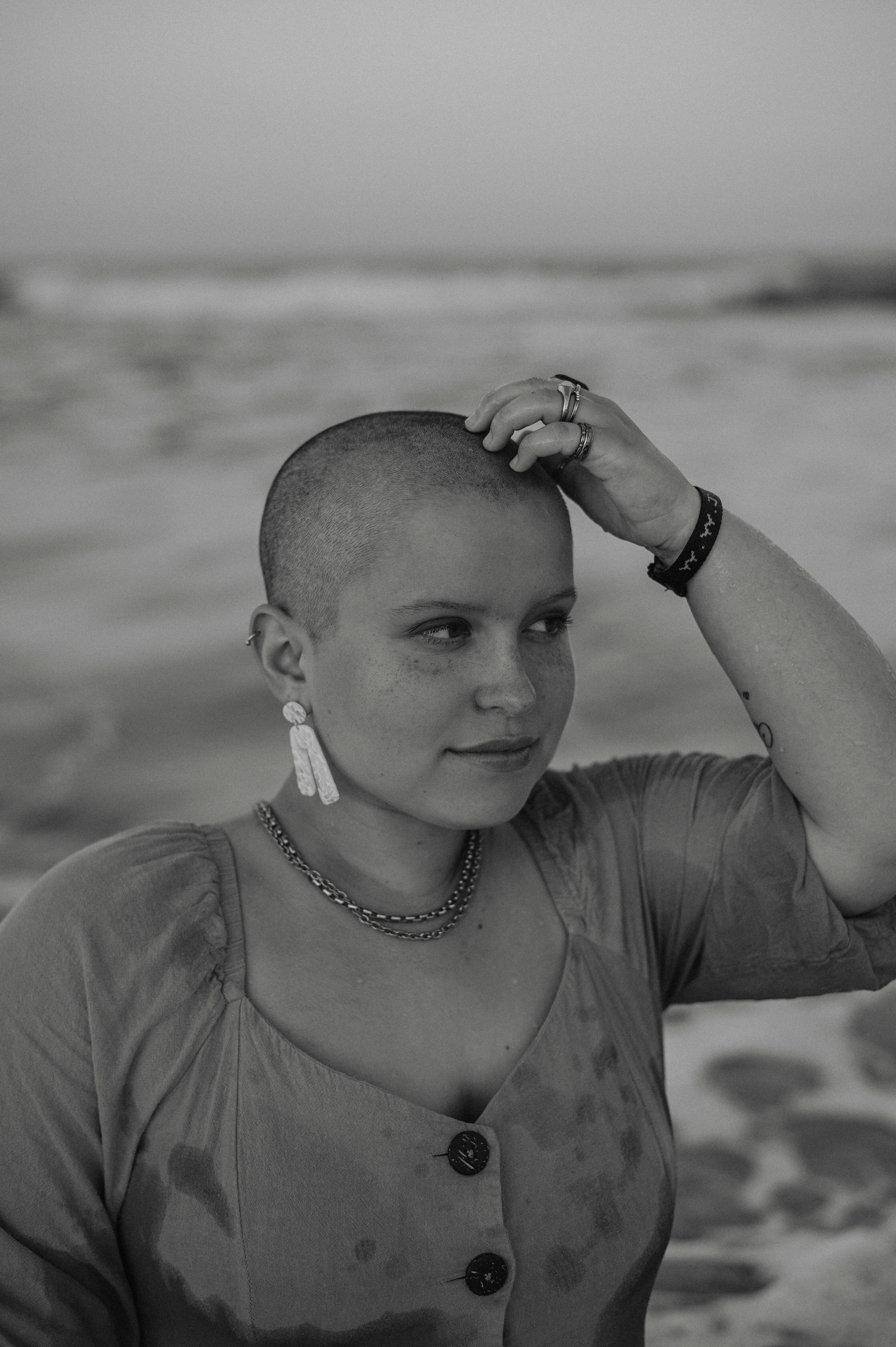 a person posing for a picture