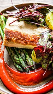 a plate of food