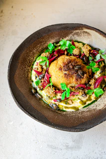 a plate of food