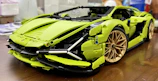 A complex PLA plastic model showcasing intricate design and smooth finish