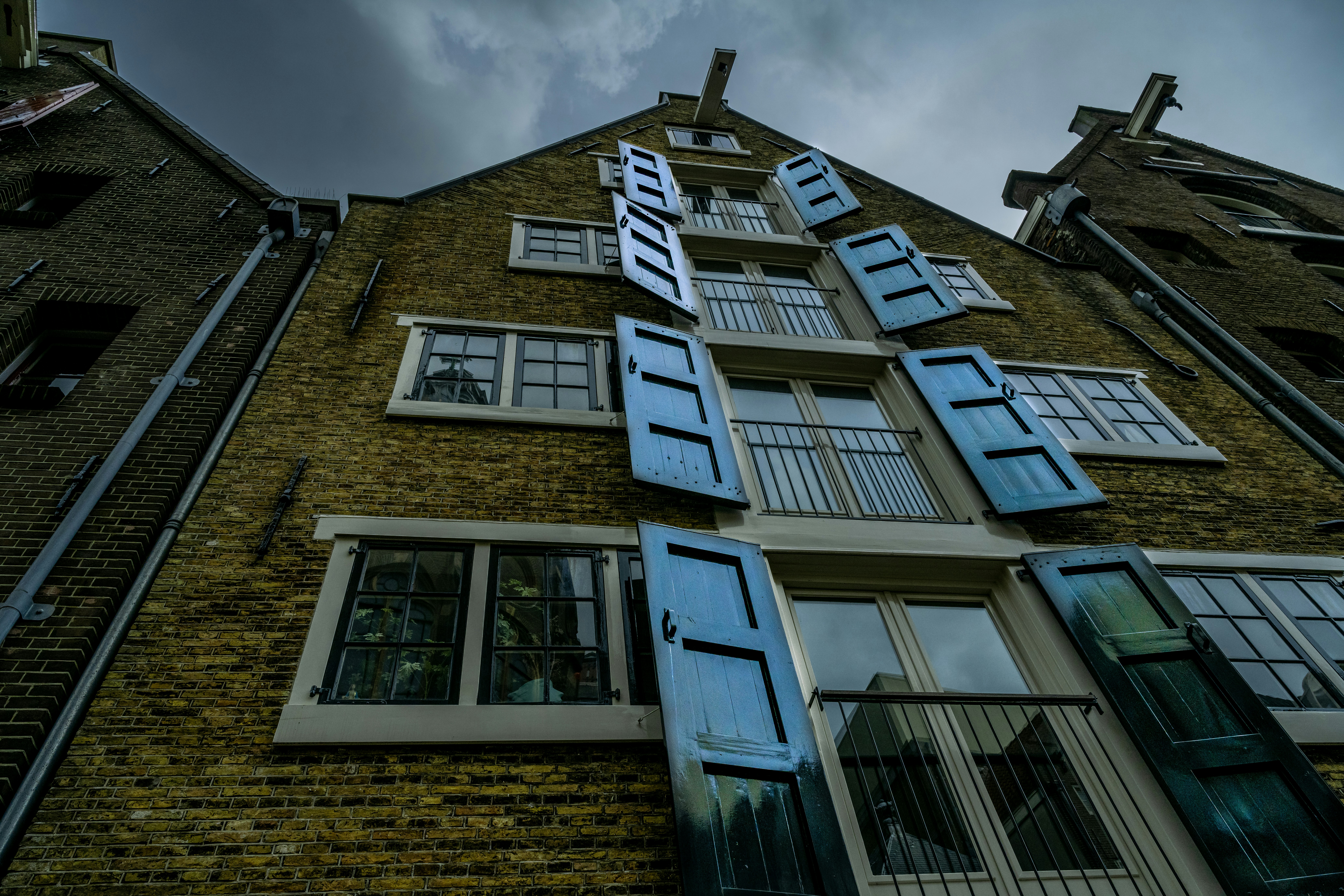 a building with windows