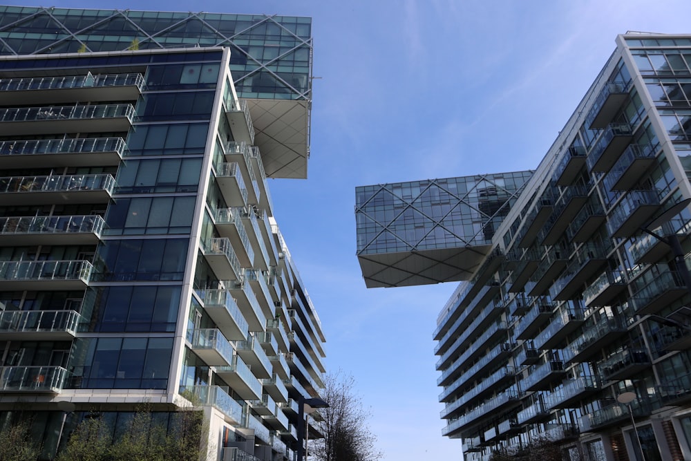 a building with glass windows