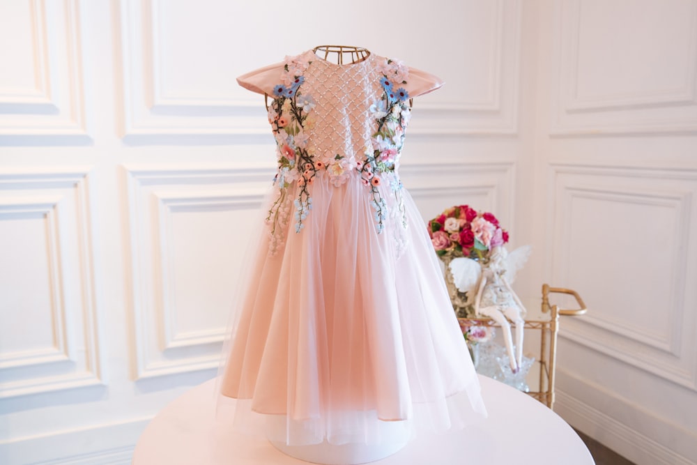 a dress on a table