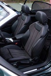 the interior of a car