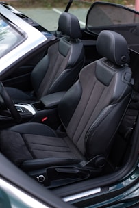 the interior of a car