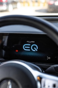 a close up of a car dashboard