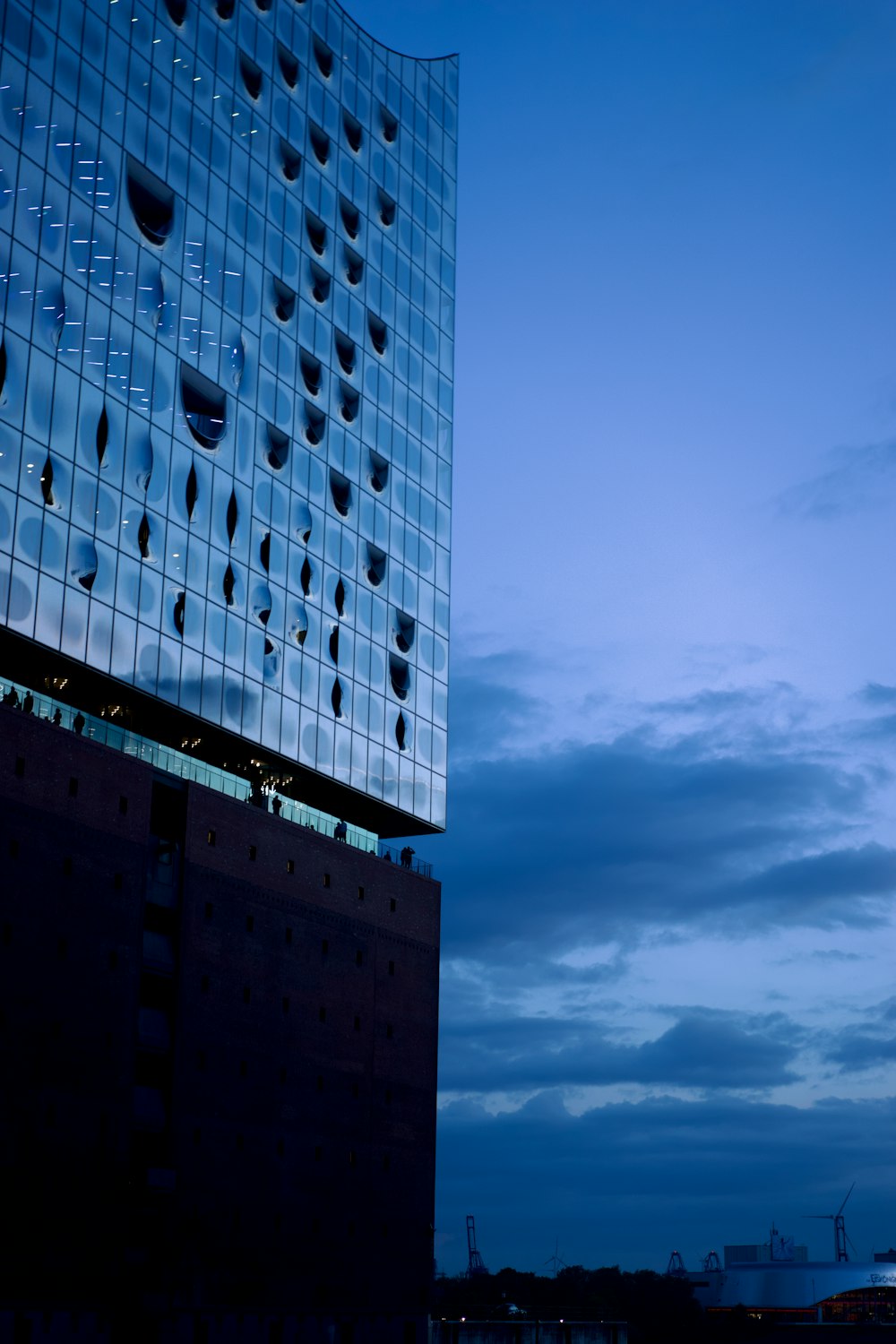 a tall building with a sign on it