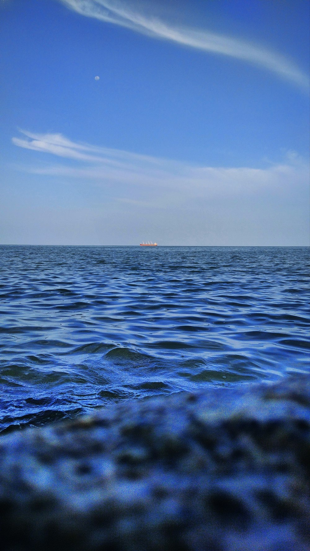 a boat in the water