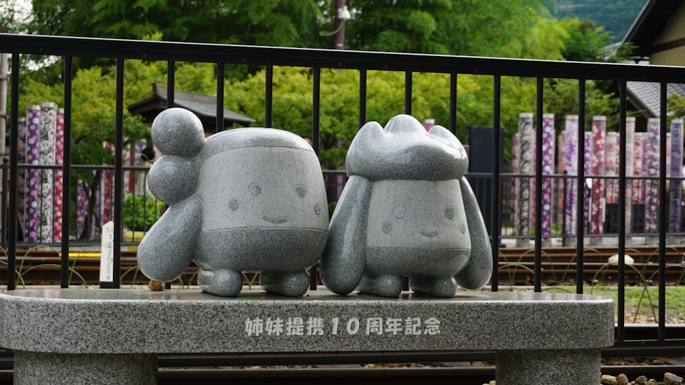 a group of grey bears