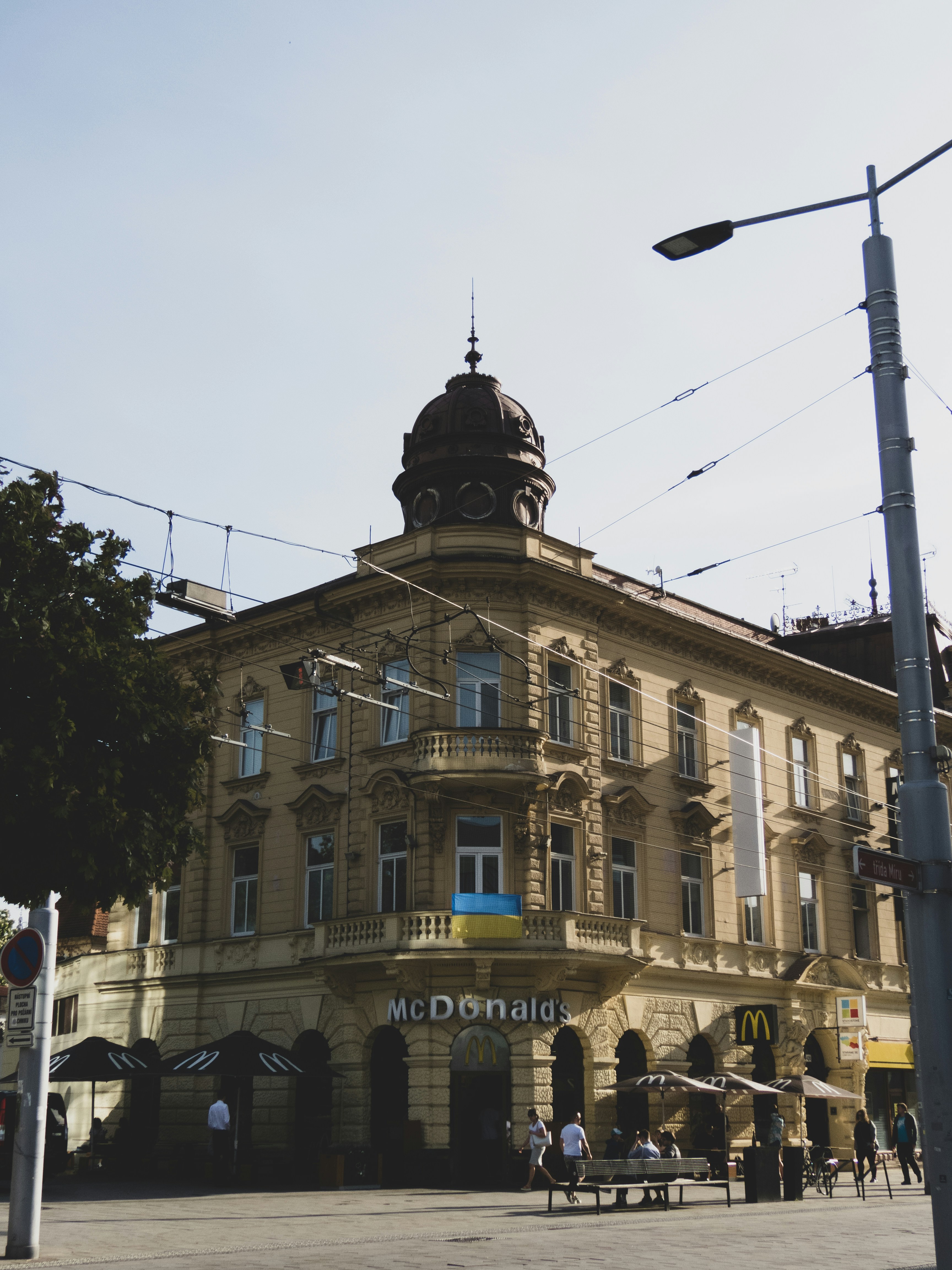 a building with a tower