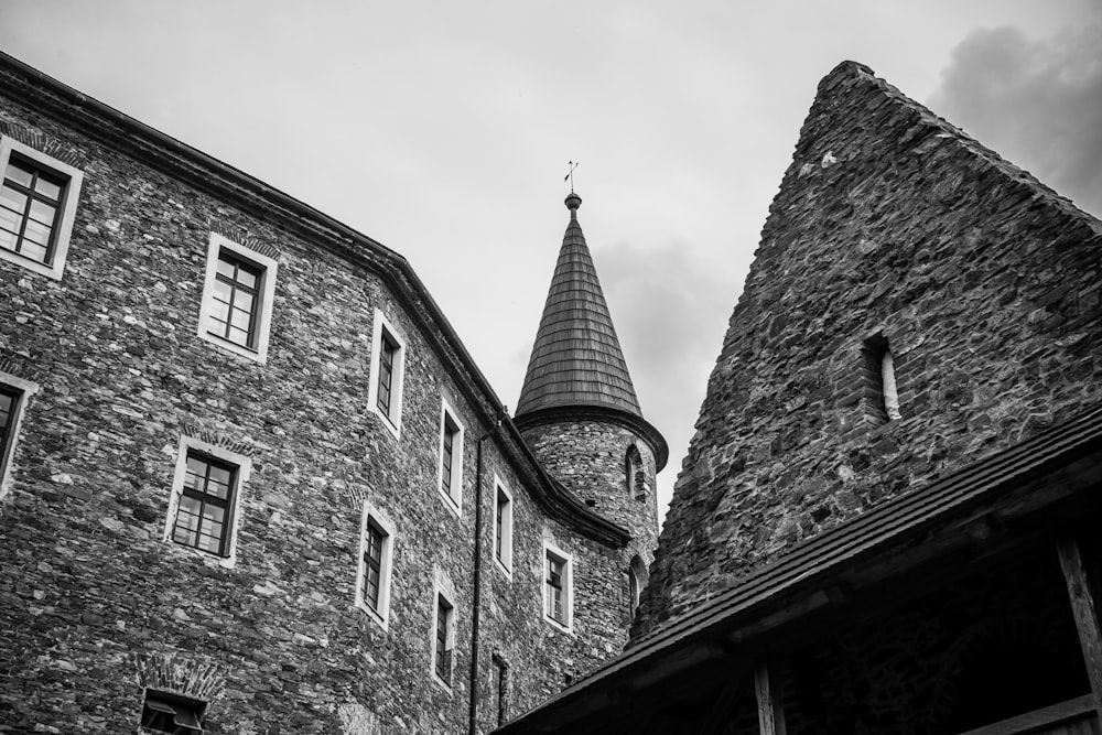 a building with a steeple