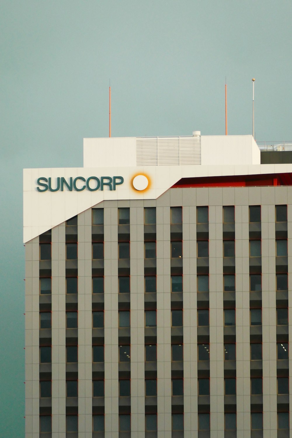 the sunocop logo on top of a building