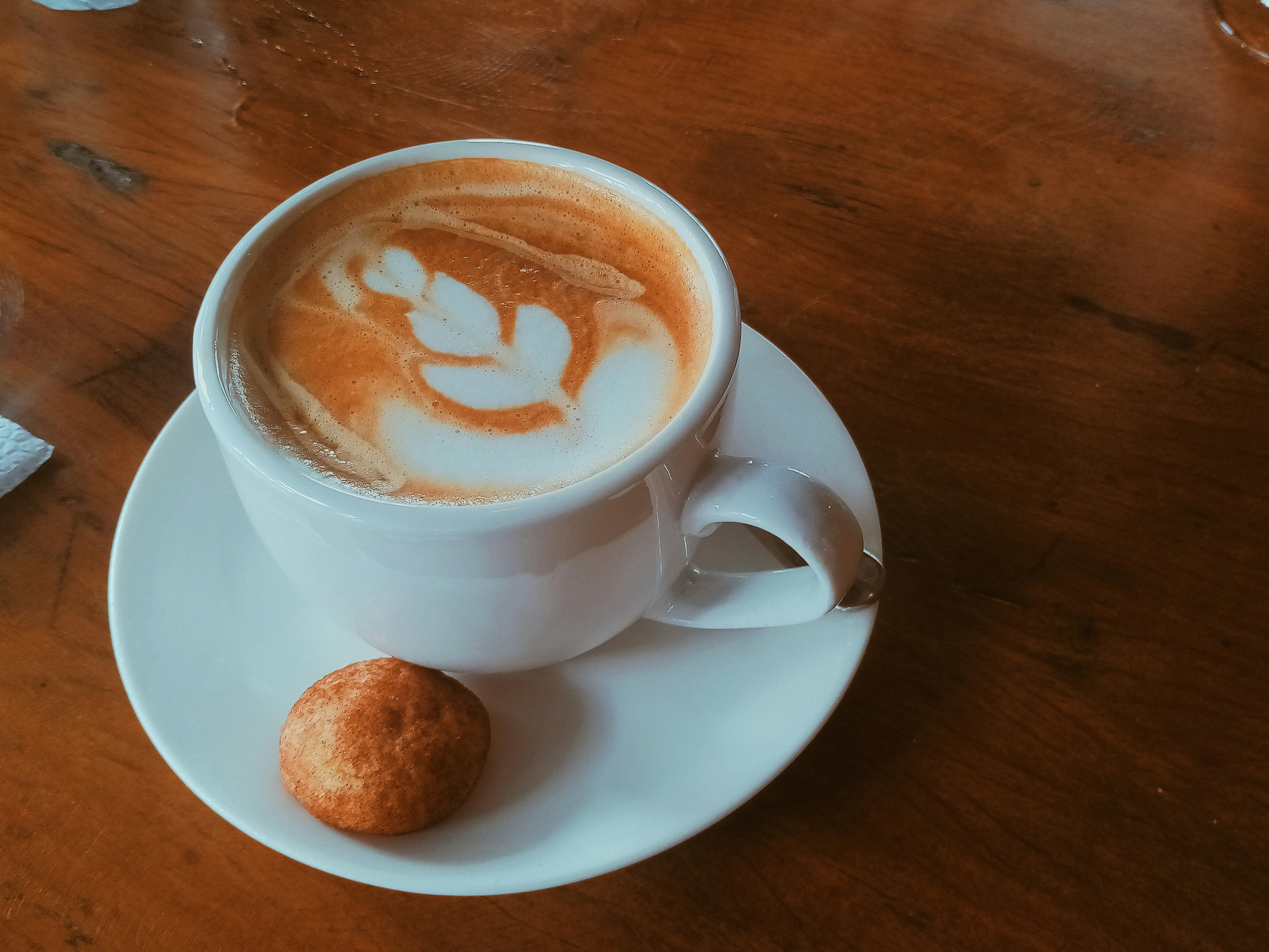 Coffee with milk art