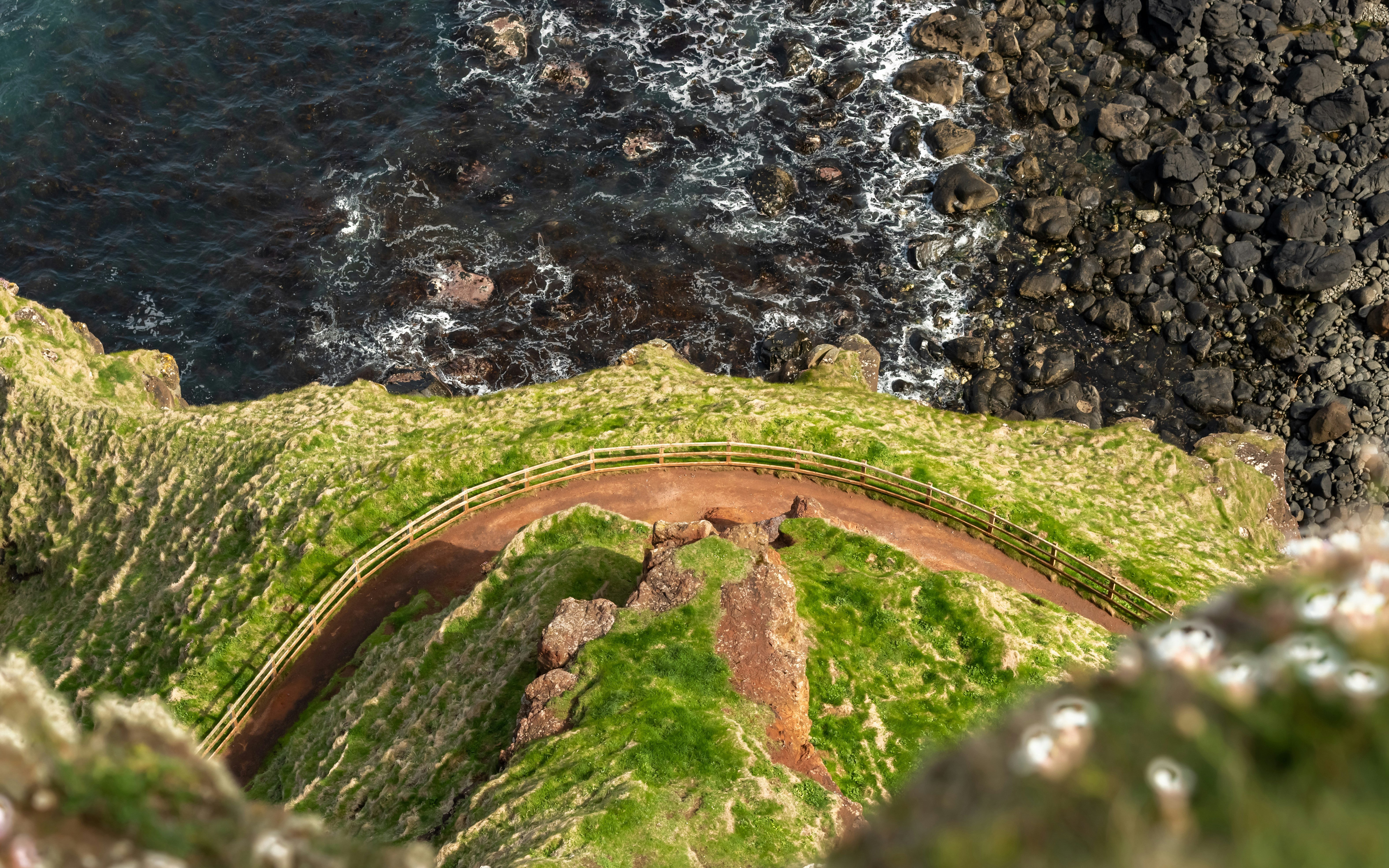 바다와 다리의 공중보기