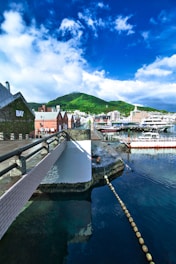 a body of water with boats in Hakodate
